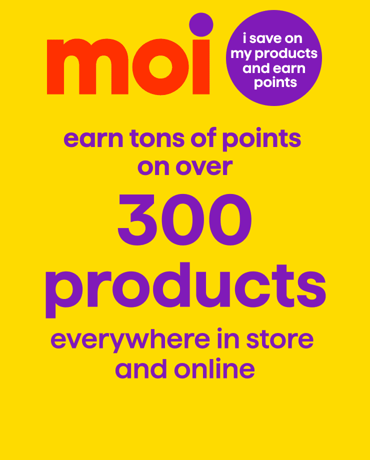 Earn tons of points on over 300 products everywhere in store and online.