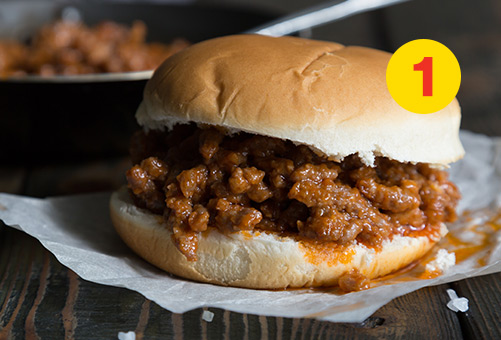 Id&eacute;e #1 pour cuisiner le b&oelig;uf hach&eacute;: Sloppy Joe rapide