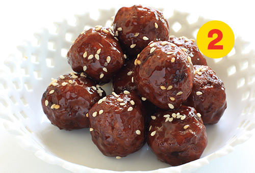 Id&eacute;e #2 pour cuisiner le b&oelig;uf hach&eacute;: Boulettes de viande asiatiques faciles