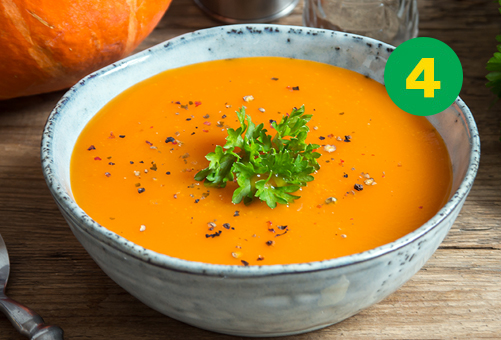 Id&eacute;e 4: Potage sucr&eacute; &agrave; la citrouille