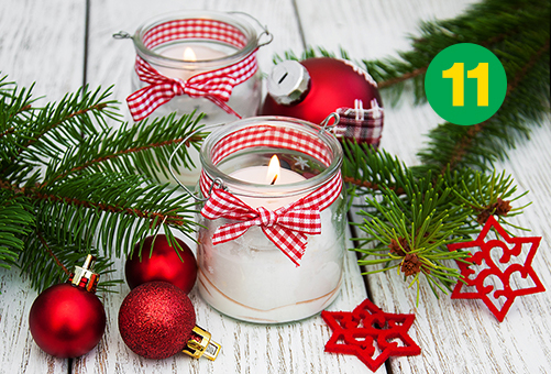 Christmas tip #11: Festive jars
