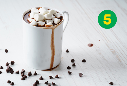 Christmas tip #5: Hot chocolate with marshmallows