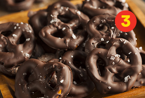 Chocolate pretzels