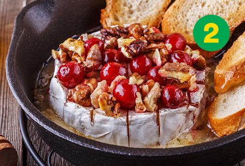 Un brie fondant sucr&eacute;-sal&eacute;