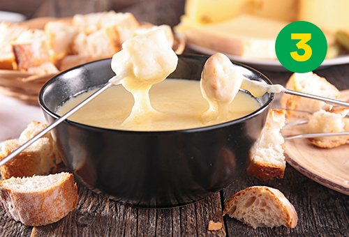 Une fondue au fromage r&eacute;invent&eacute;e