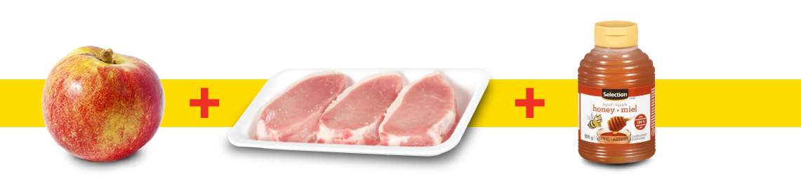 Des côtelettes de porc aux pommes pour un souper simple et original