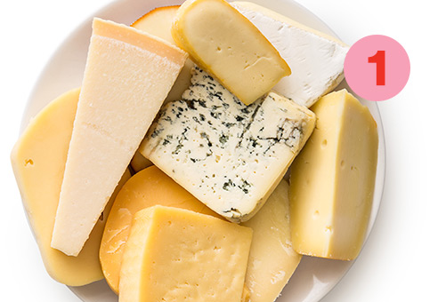 Tip #1: vary your cheeses