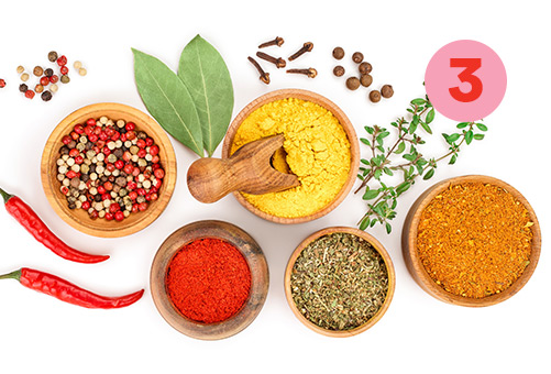 Tip #3: add seasoning!
