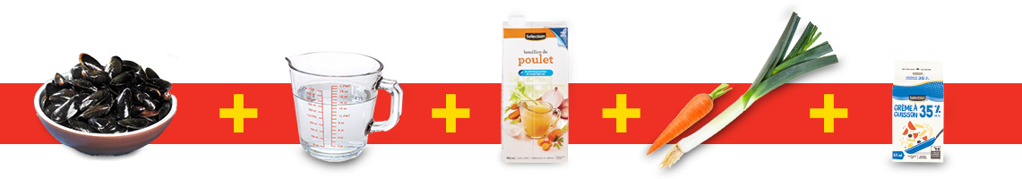 Idée repas: Velouté aux moules