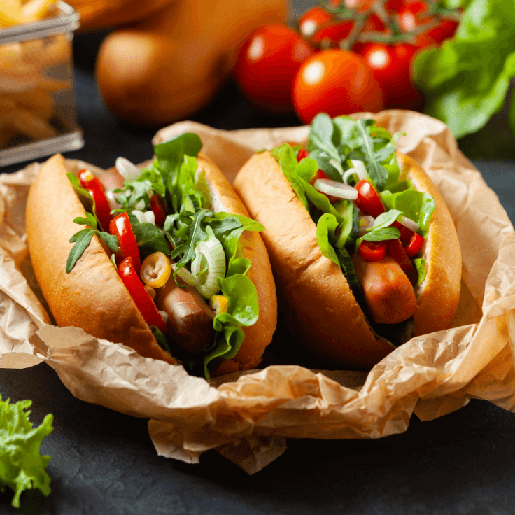 veggie hot dog