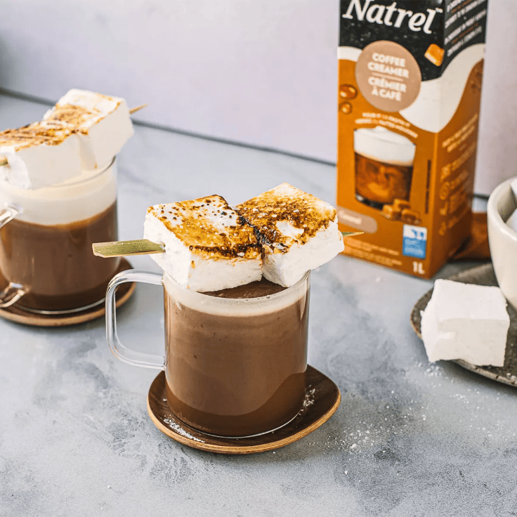chocolat chaud au caramel salé à l'ancienne