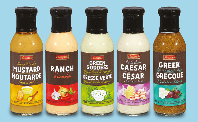 Discover many original ways of cooking with Irresistibles
                dressings
